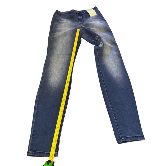 New Hi Rise Faded Blue Denim Jeans From Decree Size 5 - Picture 3 of 9